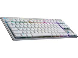 Teclado Logitech Gaming G915 Kydb Eng TKL White mecanico Lightspeed RGB 920-009660