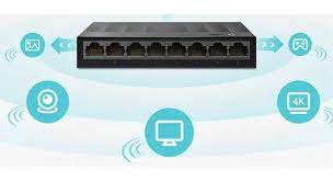 Switch Tp-link LS1008G/8 PUERTOS GIGABIT RJ45/10-100-1000MBPS/CUBIERTA PLASTICA/IEEE 802.3X