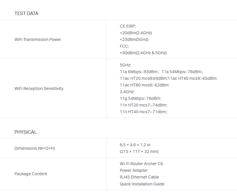 Router Tp-Link Archer C6 AC1200 MU-MIMO WiFi dual band 4 antenas