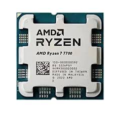 Procesador AMD AM5 RYZEN 7 7700 3.8GHZ 8CORE 16HILOS 8MB CACHE DDR5-128GB WRAITH PRISM