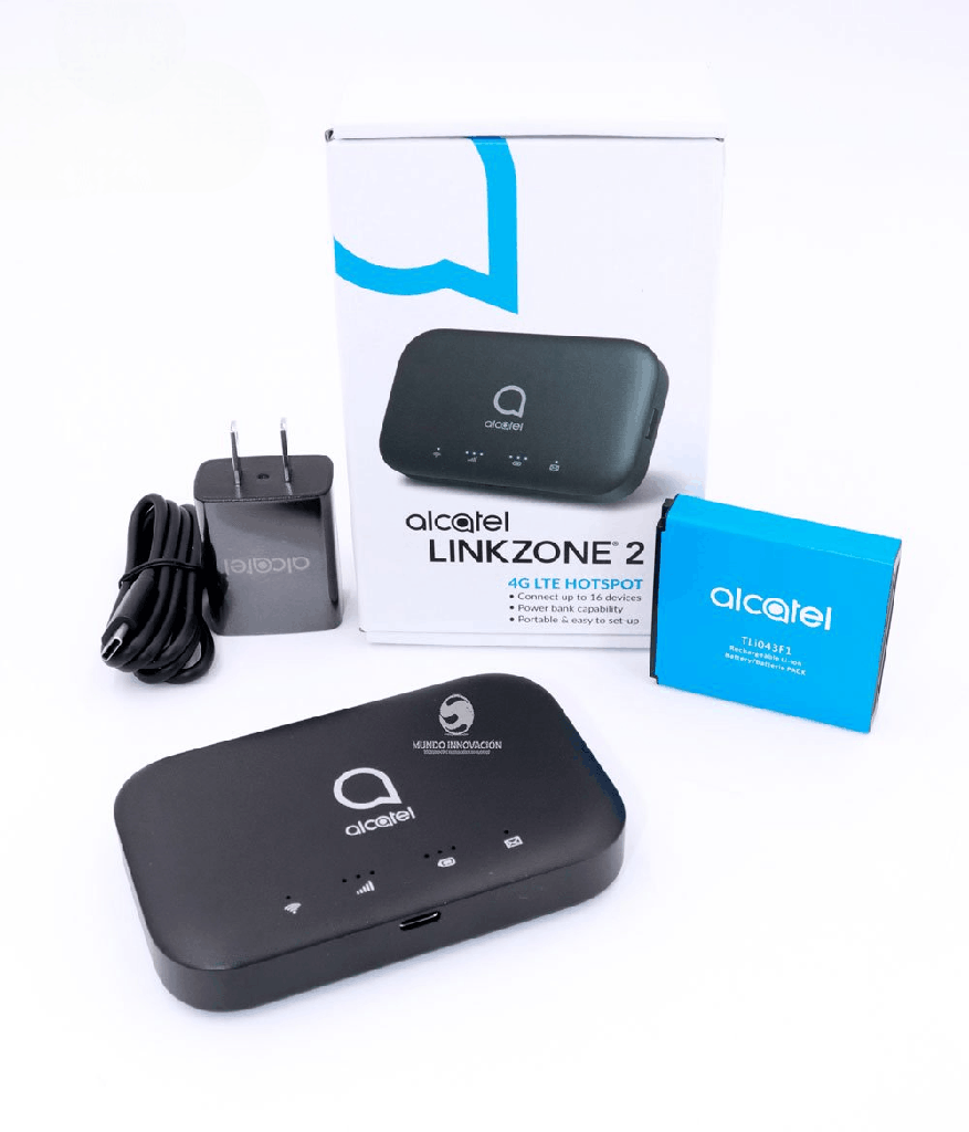 Wireless Alcatel Router Linkzone 2 4G LTE HotSpot Portable PowerBank 2,4Ghz - 5Ghz