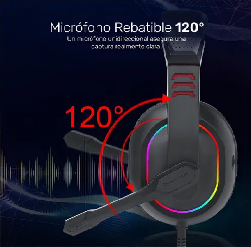 Audifono Gaming Redragon Ares H120 Black Stereo 3.5mm