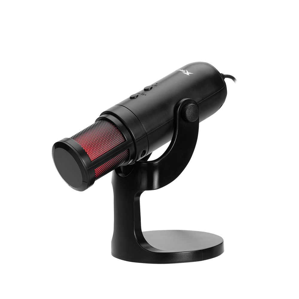 Microfono XTRIKE ME XMC-03 Omnidireccional/Tecla para silenciar/USB 2.0 de 1.45mtrs/ RGB Lighting 12 modos