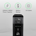 UPS APC BR1500M2-LM INTERACTIVO 120V Pantalla LCD