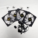 Kit Armaggeddon de 4 Ventiladores ARGB KIT5000 - Black