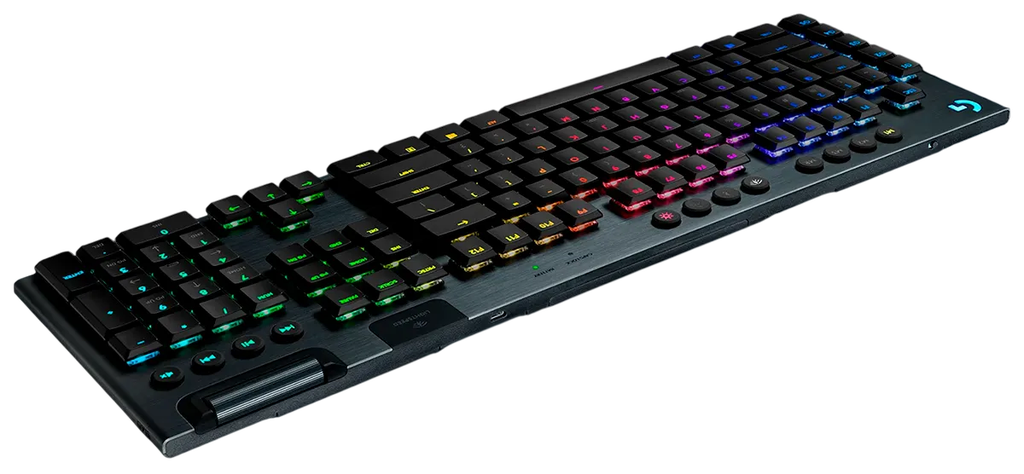 Teclado Logitech Gaming G915 Wireless Rgb Lightspeed For Gaming Negro 920-008902