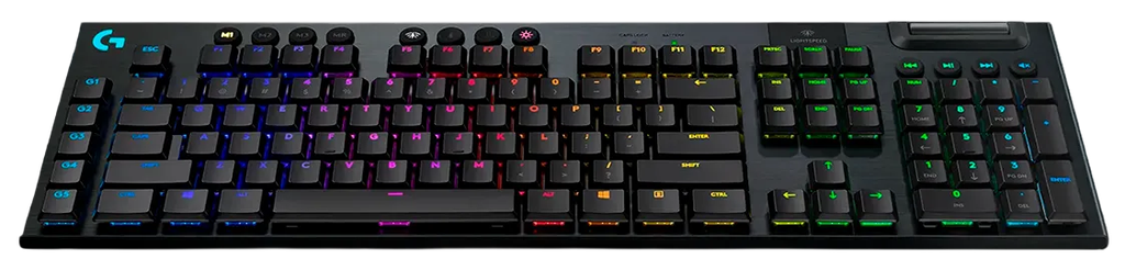 Teclado Logitech Gaming G915 Wireless Rgb Lightspeed For Gaming Negro 920-008902