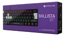 Teclado Primus Ballista 61T Gaming 60% Retroiluminado Mecanico cable USB Black switch Red ID011PGL15