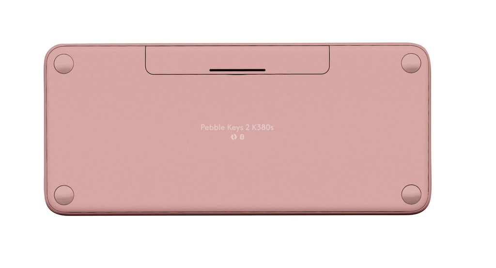 Teclado LOGITECH PEBBLE KEYS 2 K380S Wireless SP Rosa 920-011785