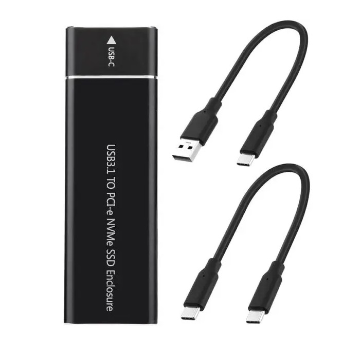 Enclouser SSD Case para SSD M.2 NVME a USB 3.1 0163012