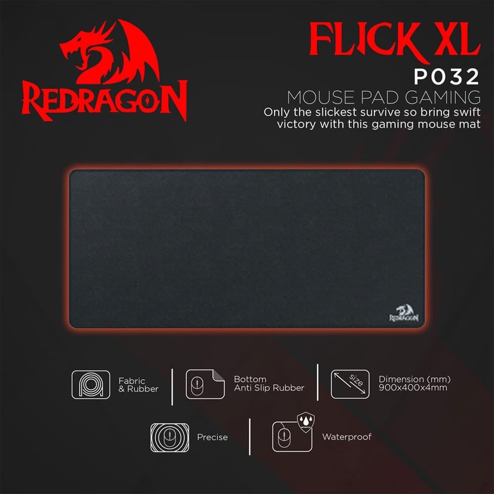 Mouse Pad Redragon Gaming P032 Flick XL 900x400x4mm