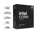 Procesador Intel Core Ultra 9 285 Series 2 5.6GHz 24C 24H Cache 36MB DDR5 LGA1851 Graphics