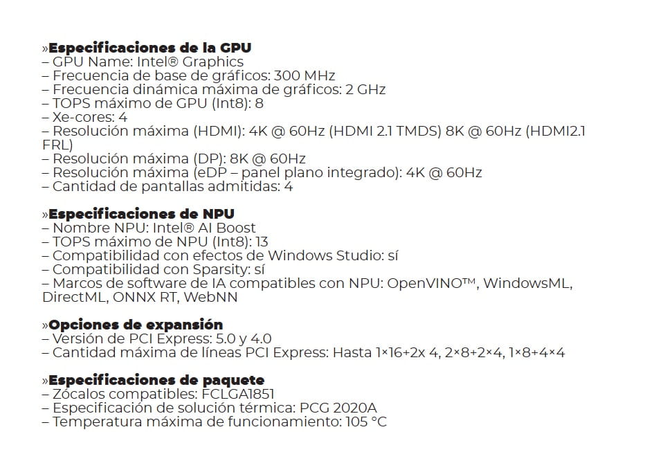 Procesador Intel Core Ultra 9 285 Series 2 5.6GHz 24C 24H Cache 36MB DDR5 LGA1851 Graphics