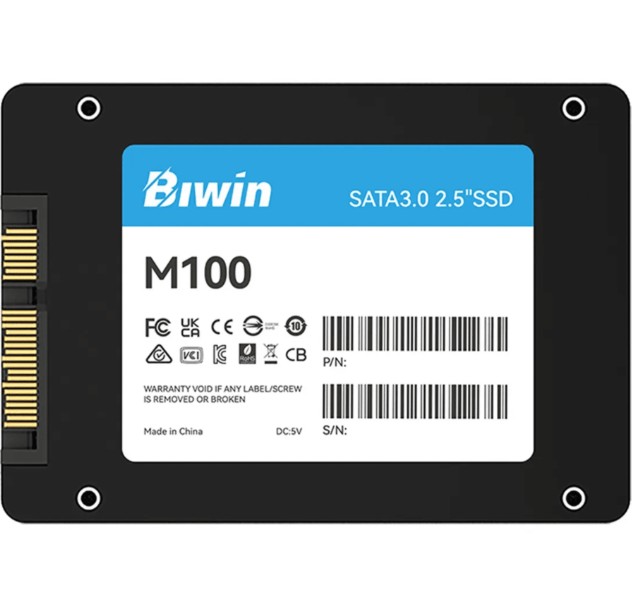 SSD BIWIN M100 512GB SATAIII 2.5 550MBS TECHNOLOGY/MAINSTREAM