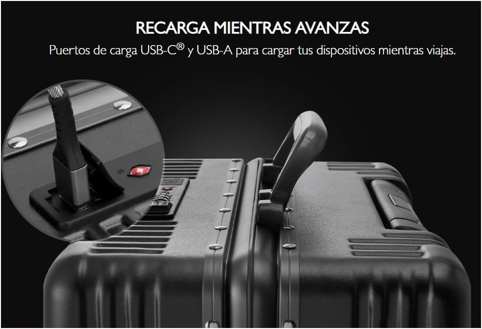 Maleta Premiun Klip Xtreme GlobeBizman KNL-500 para laptop de 15,6" candado de combinacion