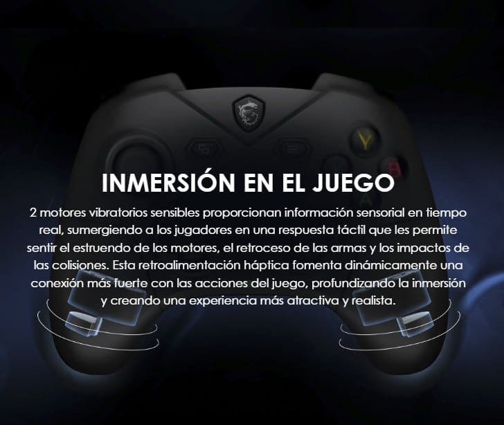 Gamepad Para PC MSI FORCE GC300 Wireless para PC Force GC300 W