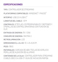 Stream Deck LCD Primus Imperium 6T con 6 Teclas Macro LCD 3 Botones y 3 Perillas PSD-60BK