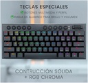 TECLADO GAMING REDRAGON HORUS MINI PRO K632RGB-PRO RED RGB 60% SWITCH RED 2.4GHZ/BT/USB-C