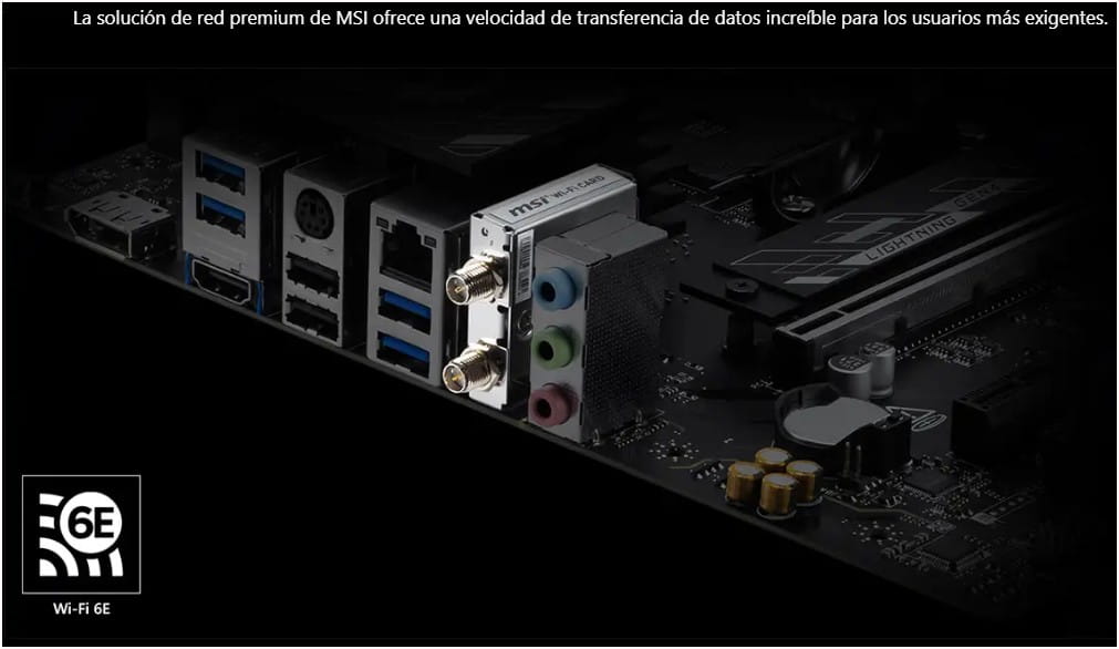 MAINBOARD MSI B550M GAMING PLUS WIFI6E AM4 DDR4 4 SLOTS PCIe 4.0 HDMI mATX