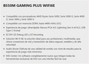 MAINBOARD MSI B550M GAMING PLUS WIFI6E AM4 DDR4 4 SLOTS PCIe 4.0 HDMI mATX