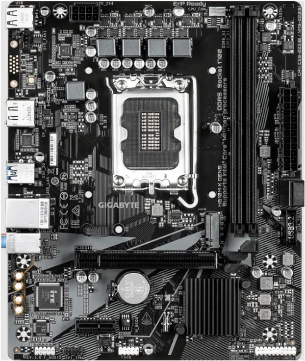 Mbo Gigabyte H610M K GEN5 DDR5 14VA LGA1700 2DDR5 HDMI M.2 USB3.2 PCIe4.0 micro-ATX