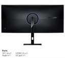Monitor Xiaomi 34 G34WQi CURVO WQHD 3440x1440 180Hz 1ms FreeSync premiun 100% sRGB Black