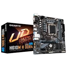 Mbo Gigabyte H610M K DDR4 14va-13va-12va LGA1700 2XDDR4-3200 HDMI M.2 USB3.2 PCIe4.0 mATX