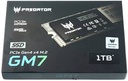 [LT4193] Disco sólido Acer predator GM7 1TB m.2 2280 NVMe PCIe Gen 4x4 Read Speed  7200 MB/s Write Speed  6300 MB/s