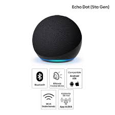 Parlante Echo Dot. 5ta Gen. Inteligente Alexa Negro
