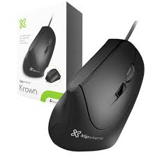 Mouse Optico Klip Xtreme Ergonomico Vertical KMO-506 con cable USB 6 Botones 1000-1600DPI