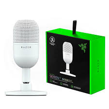 Microfono Razer Seiren V3 Mini White Edition Certificado para Streaming Supercardioide Ultrapreciso USB PN RZ19-05050300-R3U1 White
