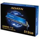 Disco Duro Solido SSD Adata Legend 710 de 512Gb PCIE Gen3 M.2 2280