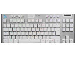 Teclado Logitech Gaming G915 Kydb Eng TKL White mecanico Lightspeed RGB 920-009660