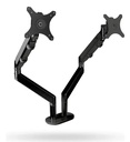 [LT4482] Soporte Para Monitor Quasad Doble Brazo para Escritorio Mon-17-32inch con Bandeja para Laptop De 11-17inch QARM QARML