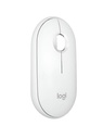 Mouse Logitech wireles M350S Pebble Mouse 2 White Wireless RF - BT 4000DPI 910-007047
