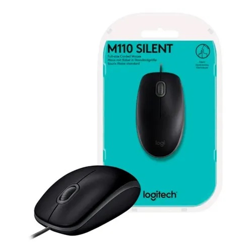 Mouse Logitech M110S Silent USB Black  910-006756