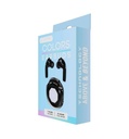 Audífono + micrófono UnnoTekno HS7508BK colors earbuds inalambricos TWS negro