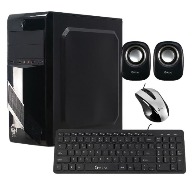 CASE COMBO GAZAL 704/2 BAHIAS/MOUSE/TECLADOMINI/PARLANTES/FUENTE 850W