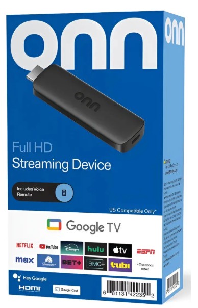 Onn. Google Tv Fhd Streaming Black 100133520