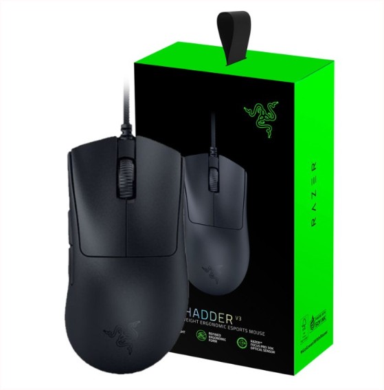 MOUSE GAMER RAZER DEATHADDER V3 WIRED 8000 DPI 6 BOTONES RZ01-04640100-R3M1