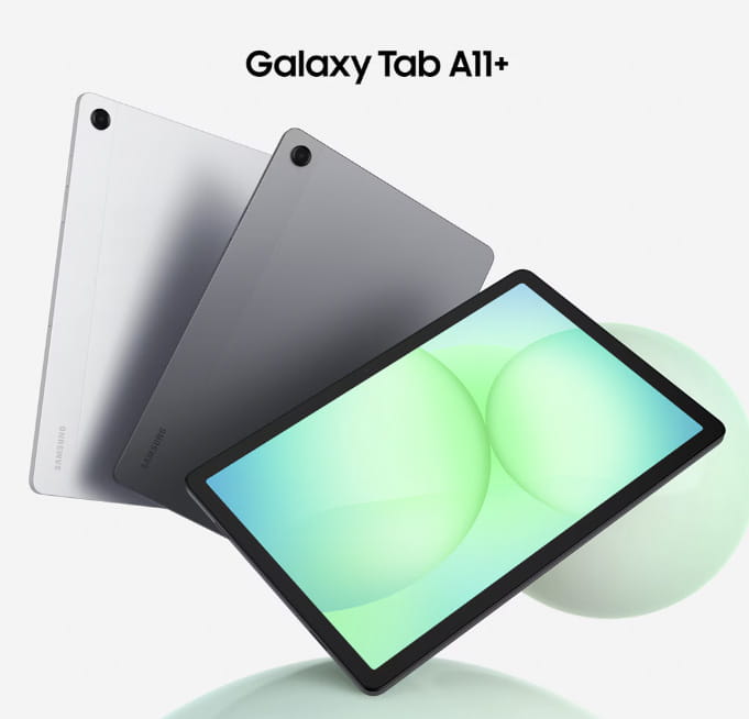 Tablet Samsung Tab Galaxy A11+ Pantalla de 11" 90HZ 6GB RAM + 128GB ROM USB C WIFI + Bluetooth Color Gris metalizado CAM F 5mpx + P 8mpx SKU: SM-X230 con Cargador Estuche y Mica