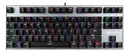 [LT4239] Teclado Gamer Meetion MT-MK04 Black Mecanico RGB Switch Blue