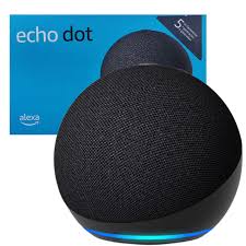 [LT4270] Parlante Echo Dot. 5ta Gen. Inteligente  Alexa Carbon UPC 840080503653
