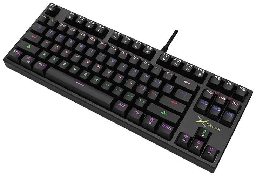 [LT4421] Teclado Delux Gaming KM13 UM Mecanico 80% Switch Red Rainbow Color USB