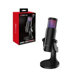 [LT4446] Microfono XTRIKE ME XMC-03 Omnidireccional/Tecla para silenciar/USB 2.0 de 1.45mtrs/ RGB Lighting 12 modos