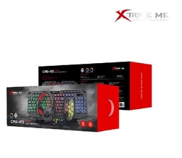 [LT4448] Combo Gaming Xtrime Me CMX-415 SP 4 en 1 Teclado + Mouse + Auricular + Mousepad