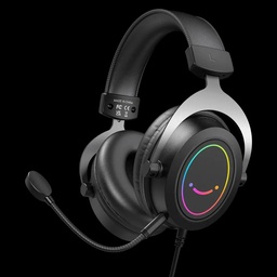 [LT4541] Audifono Gamer Fifine Ampligame H3 RGB con Mic. Jack 3.5mm TRRS USB compatible Pc Mac Consolas Mobile