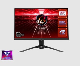 [LT4691] MONITOR ASROCK PG32QF2B PHANTOM GAMING 31.5Inch LED 2560x1440-165Hz 2HDMI DP Black