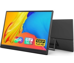 [LT4697] Monitor Ultra-slim Yxk 15.6pulg. Portable Full-hd Ips Usb-c Hdmi Black