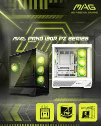 [LT4970] Case MSI MAG PANO 130R PZ Blanco aRGB vidrio templado Mid-Tower no incluye fuente de poder